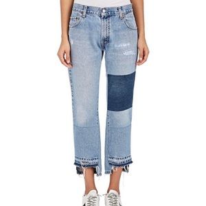 NWT Nili Lotan Franki Distressed Boyfriend Jeans